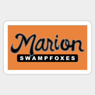 Swampfoxes B&W Sticker